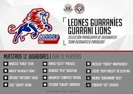 Últimas noticias, fotos, y videos de selección paraguaya las encuentras en perú21. Overwatch Team Paraguay On Twitter We Re Happy To Announce The Official Name Of Our Team Guarani Lions Here Are Our 12 Heroes
