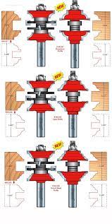 Freud Tools Two Piece Entry Interior Door Router Bit Set Router Woodworking Woodworking Wood Router
