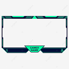 Twitch Face Cam Frame Live Streaming Overlay With Gaming Style Also Can Be Used For Obsgaming Game Stream Live Png And Vector With Transparent Background Fo Streaming Setup Overlays Cool Gamer