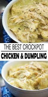 Crockpot Chicken And Dumpling Simplykitch Recipe Easy Dinner Recipes Crockpot Crockpot Recipes Easy Chicken Crockpot Recipes