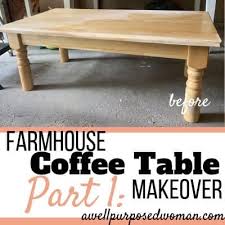 In the matter of a day, you have a gorgeous, revamped piece of furniture. Modern Farmhouse Coffee Table Makeover Part 1 A Well Purposed Woman