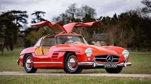 Offered in cream with a red leather interior, originally born with silver. 1954 Mercedes Benz Sl300 Gullwing Will Likely Fetch A 1 Million At Auction Emercedesbenz
