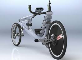 Electric Human Hybrid Power With On Road Or Stationary Solar Charging Or Rapid Plug Inrecharging This Is A Refined Fahrrad Design Fahrraddesign Elektro Rad