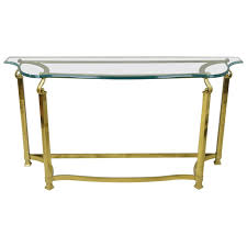 Get the best deals on brass antique tables when you shop the largest online selection at ebay.com. Vintage Italian Hollywood Regency Labarge Brass Base Beveled Glass Console Table For Sale At 1stdibs