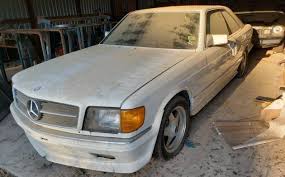 Amg In The Barn 1984 Mercedes 500sec Amg Mercedes Barn Finds