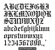 Gangster Tattoo Lettering Styles 06 Tattoo Lettering Styles Tattoo Font Styles Tattoo Fonts Alphabet