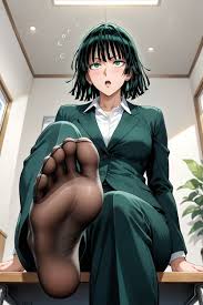 Fubuki From One Punch Man, Bürohosen, Bürohemd Hentai KI Porno