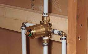 Accepts single, dual, or dual thermostatic cartridge. How To Install A Shower Valve With Sharkbite Amarco Plumbing