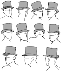 Top Hats Top Hat Drawing Hat Drawing Hat Drawing Reference