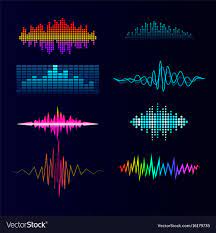 Vector Digital Music Equalizer Audio Waves Design Template Audio Signal Visualization Signal Illu Audio Waves Iphone Background Images Banner Background Images