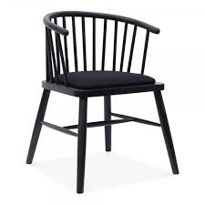 97 results for black wood dining chairs. Black Upholstered Reuben Wooden Armchair Dining Furniture