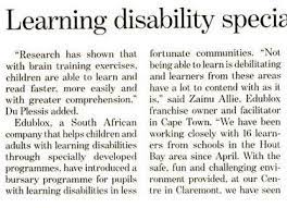 Audiences have migrated online, newspaper circulations have fallen and traditional business models have. Learning Disability Specialists Reach Out To Hout Bay Children