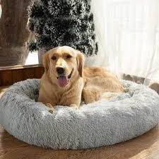 It comes in various colors and multiple sizes, you can choose the one your pet like. Best Deal 50 Off Dog Cat Calming Bed Abbyspace Cool Dog Beds Round Dog Bed Pet Bed