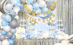 The film series was a commercial success. Amazon Com Twinkle Twinkle Little Star Baby Shower Decorations Moon And Star Balloon Arch For Boy S Birthday Blue Gray Toys Games