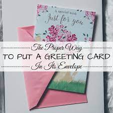 If you have ever designed your own card, only to find that it does not fit the standard envelope, knows what it is like to wish you could make your own envelope. The Correct Way To Put A Greeting Card In An Envelope Holidappy