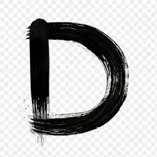 Letter D Png Grunge Brush Stroke Typography Free Image By Rawpixel Com Mind Typography Free Illustrations Painting