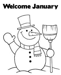 Pictures & posters to color for every holiday of the year. January Coloring Pages Free Printable Coloring Pages For Kids