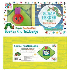 Maak jouw baby aan het lachen met deze knuffel rammelaar van rupsje nooitgenoeg. Rupsje Nooitgenoeg Kartonboek En Knuffeldoekje Kinderbestekje
