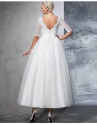 Style your maids in gorgeous floor length bridesmaid dresses from azazie. Cheap Short Wedding Dresses Tea Length Bridal Dresses Hocogirl Com Ankle Length