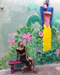 Personal fashion & lifestyleblog from linz / austria Dushi Korsou Curacao 2020 On Instagram Did You Already Visit This Wonderful Mural Of Nina Sanchez In Punda Repost Kru Street Art Curacao Samba Costume