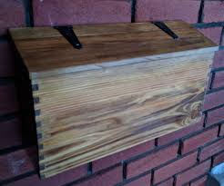 Buy products such as gibraltar mailboxes townhouse small, steel, wall mount mailbox, black, thhb0001 at walmart and save. Pallet Wood Mailbox 8 Steps With Pictures Instructables