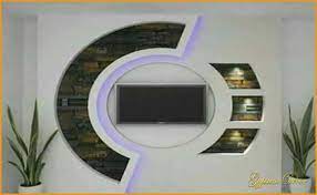 مكتبات شاشة جبس بورد 2021 pop design home decor modern decor