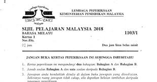 Isi tempat kosong dengan peribahasa yang sesuai beri peribahasa yang hampir sama. Laman Bahasa Melayu Spm Soalan Bahasa Melayu Kertas 1 1103 1 Spm 2018