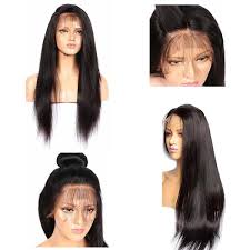 Buy 13x6 Hd Lace Front Wigs Straight Pre Plucked With Baby Hair Natural Hairline 150 Density Human Hair Wigs For Black Women Ms Sunlight Natural Color Brazilian Virgin Human Hair Wigs 20 Inch