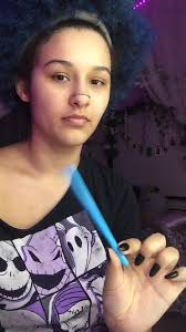 The Girl Who Puts Blue Heart