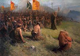 It's been a tight, tense game so far, with scotland probably just shading it. Battle Of Bannockburn