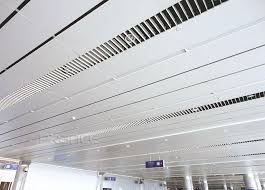 Prance Station Passage Aluminum Strip Ceiling Prance Aluminum Ceiling Features 1 Adapt To Various Environment Metal Ceiling Ceiling System Building Materials