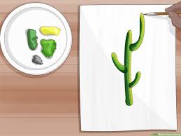 How to paint cactus rocks • diy in piedracreativa. 3 Ways To Paint A Cactus Wikihow