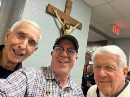 Fish fry crew Jack Hosking and John Searl …and we have a 4th guy who snuck  in to the pic! 😉