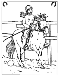 Kleurplaten Paradijs Kleurboek Manege Paardentekening Geschilderde Paarden Kleurboek