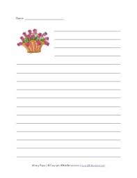 Summer journal (elementary)' printable worksheet in the classroom or at home. Seasonal And Holiday Writing Paper All Kids Network