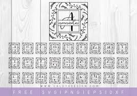 Download Free Floral Monogram Svg Png Eps Dxf By Caluya Design