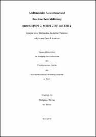 The minnesota multiphasic personality inventory, or mmpi, is a personality test that. Multimodales Assessment Und Beschwerdenvalidierung Mittels Mmpi 2 Mmpi 2 Rf Und Bhi 2