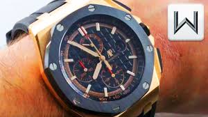 Audemars piguet royal oak 41mm rose gold 15500or.oo.d002cr.01. Audemars Piguet Royal Oak Offshore Chronograph 44mm 26401ro Oo A002ca 02 Luxury Watch Review Youtube