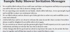 Baby Shower Speech Ideas And Tips Sample Baby Shower Invitations Baby Shower Invitations Baby Shower Invitation Message