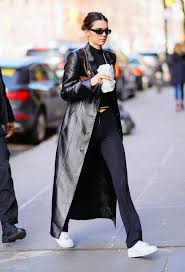February 15 2020 New York Leather Coat Outfit Black Leather Coat Fashion Inspo Outfits