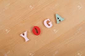 Seeking typographic inspiration for your next logo? Yoga Word On Wooden Background Composed From Colorful Abc Alphabet Block Wooden Letters Copy Space For Ad Text Learning English Concept Stock Photo Picture And Royalty Free Image Image 79632006