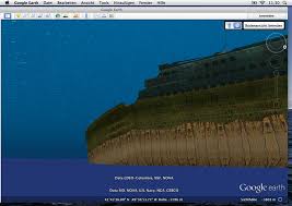 Die titanic rammt einen eisberg. 100 Jahre Nach Dem Untergang Titanic Auf Google Earth Ifrick Ch Nothing But Techifrick Ch Nothing But Tech