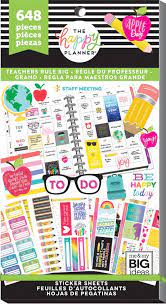 Check spelling or type a new query. The Happy Planner Big Teacher Sticker Value Pack Get It Done Walmart Com Walmart Com