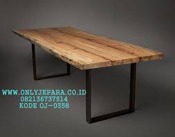 Harga Meja Lebar Trembesi Rangka Besi Model Meja Lebar Kayu Trembesi Murah Konsep Meja Slab Lebar Kayu Trembesi Megh Suar Minimalis Natural