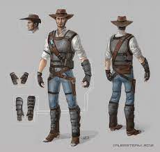 Futuristic Cowboy Art Google Search Cowboy Art Futuristic Art Game Concept Art