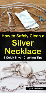 Place your jewelry in a clean mason jar or another suitable container. 5 Quick Ways Clean A Silver Necklace