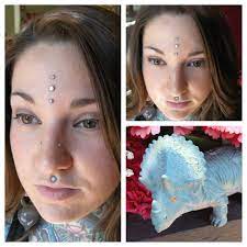 pin by solenoctavie on anatometal fan photos third eye piercing rose gold bridal jewelry tiny gold earrings