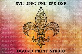 Create and download svg logo for free. Fleur De Lis Svg Zentangle Svg Mandala Svg Cricut Saints 226071 Cut Files Design Bundles