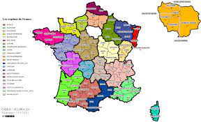 Cartes administratives de france pour l'infographie, l'édition et l'impression grand format; France Geography France Regions Of France