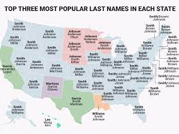 Census bureau, population division, population analysis & evaluation staff. The Most Common Last Names In Every State